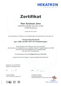 HekatronZertifikat